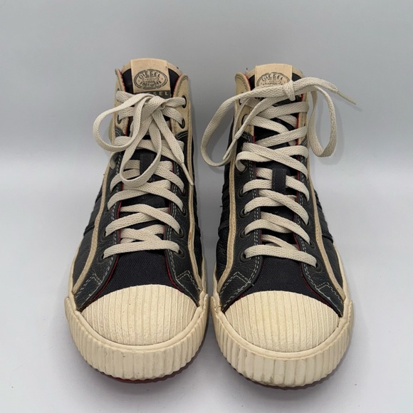 Diesel Yuk Net Yuk Men's Navy Leather US Size 11 High Top